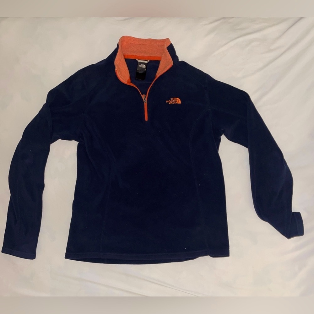 North Face quarter zip pull over